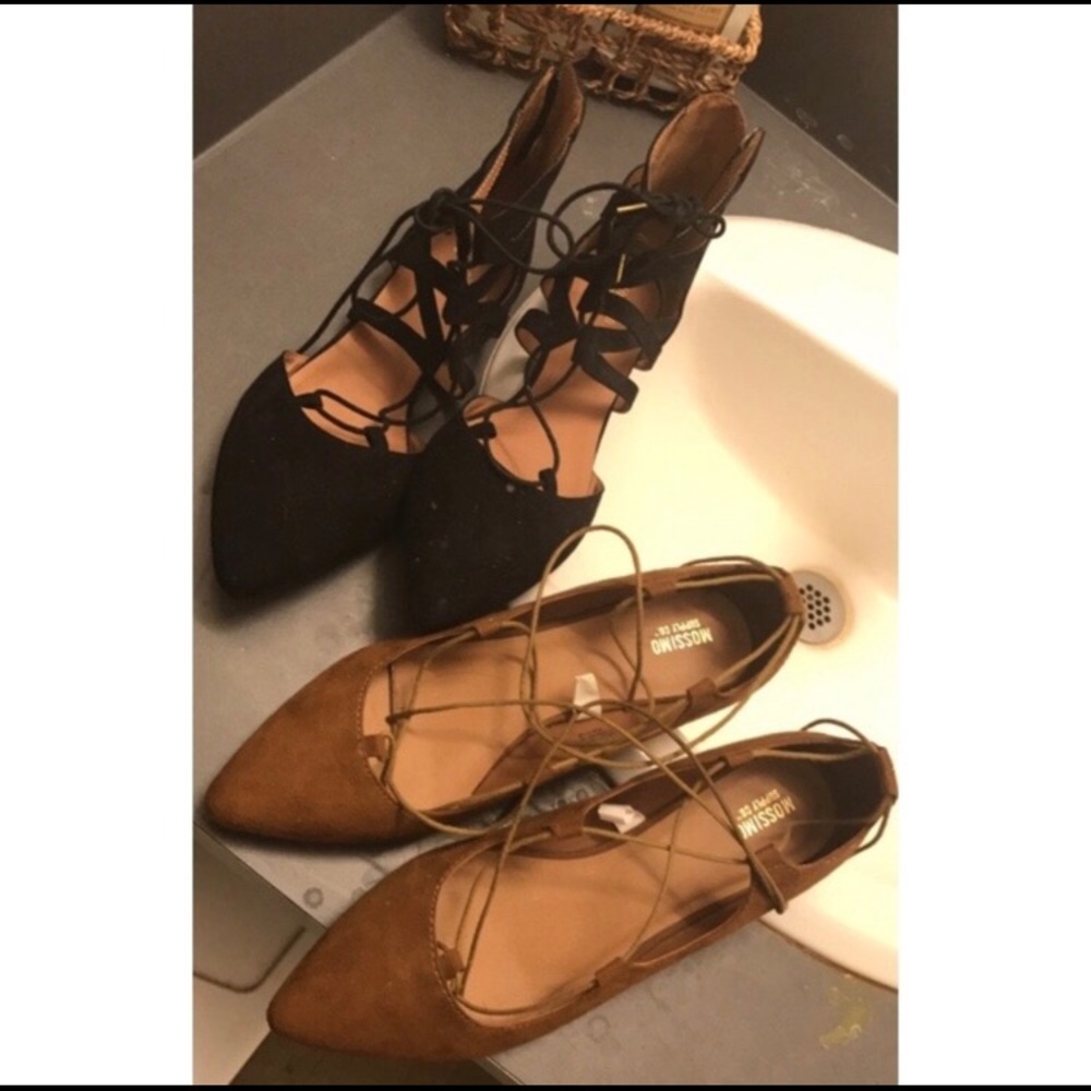 Lace up flats bundle